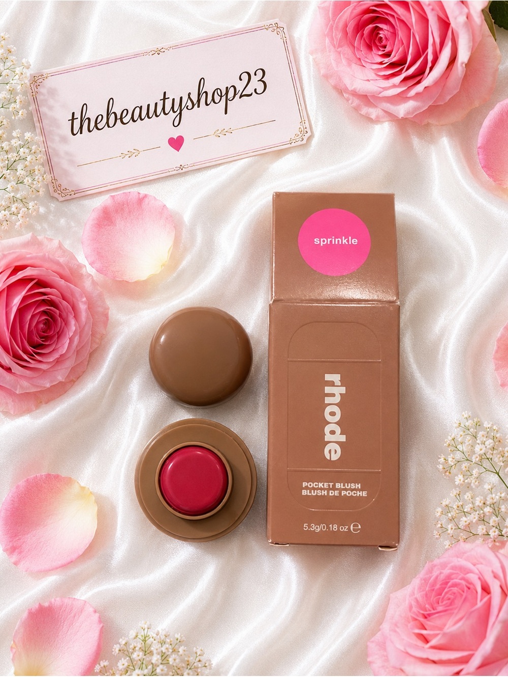 Rhode Pocket Blush Stick Sprinkle